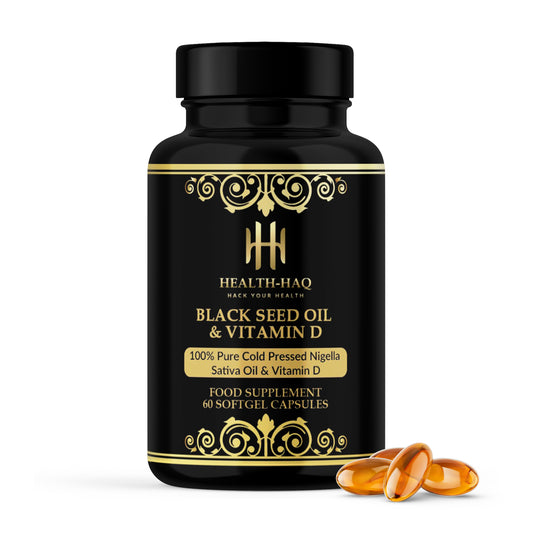 Premium Black Seed Oil & Vitamin D Softgels